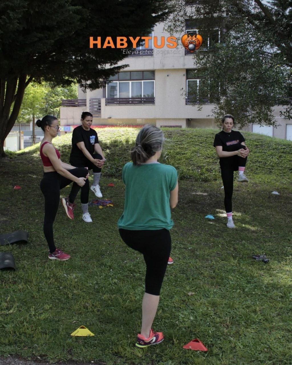 Aula de grupo ao ar livre da HABYTUS