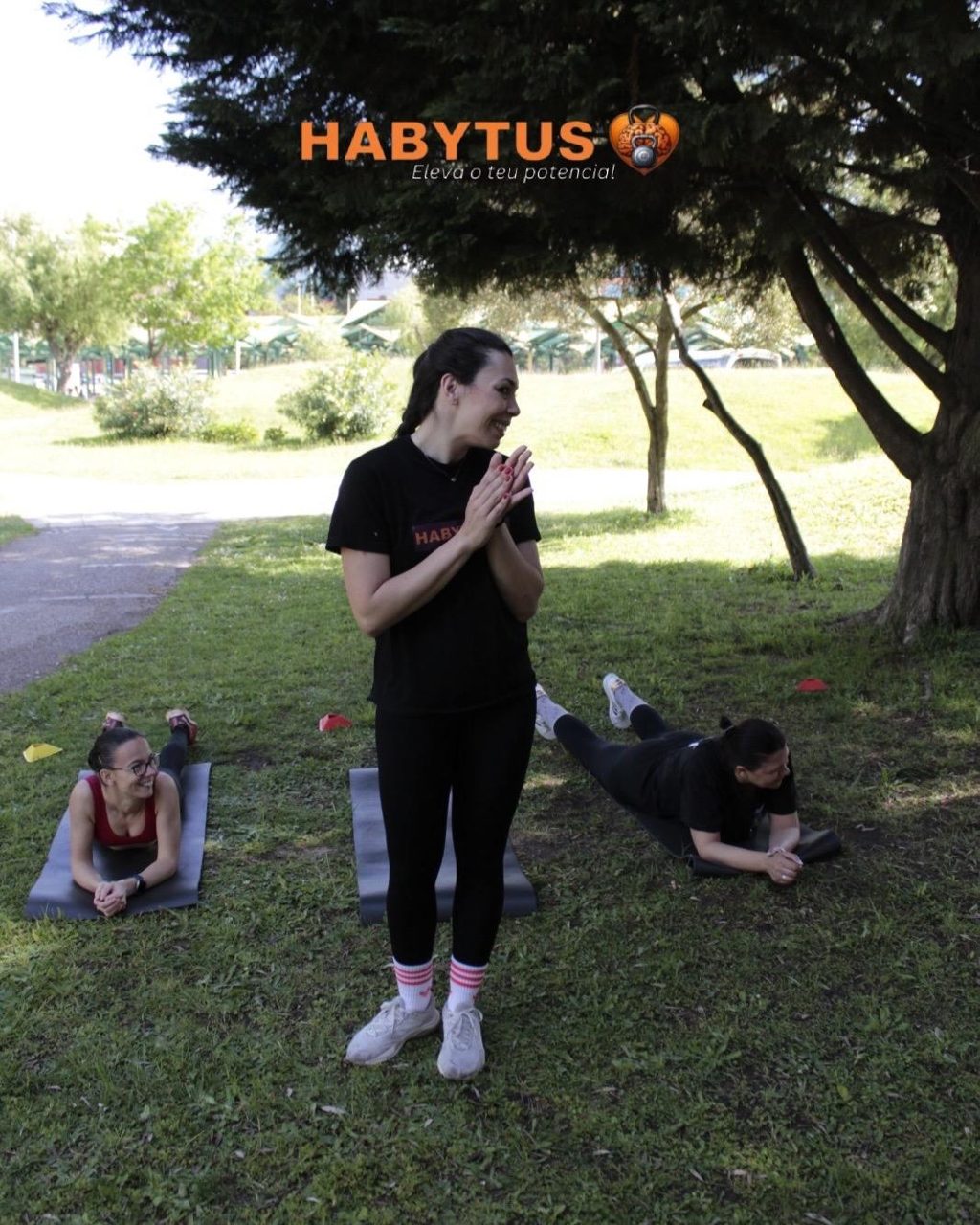 Aula de grupo ao ar livre da HABYTUS
